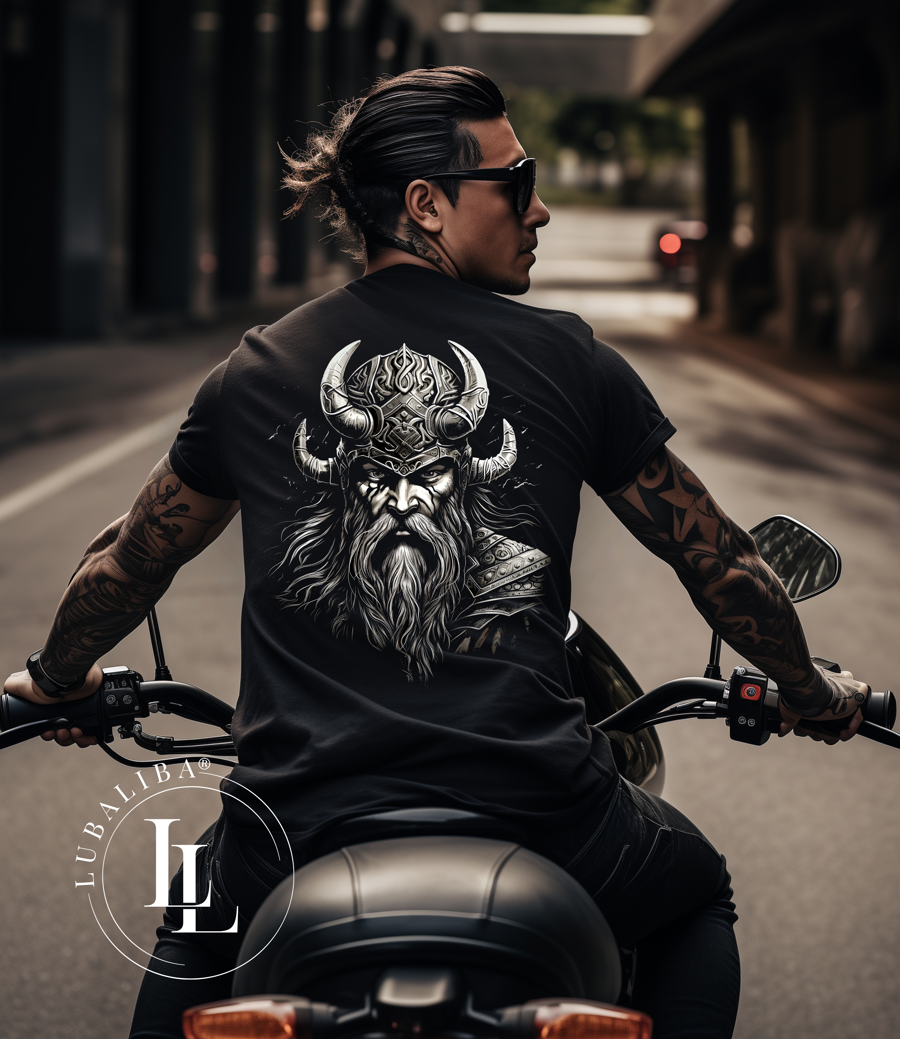 T-shirt noir "LE VIKING" Art n° : HST